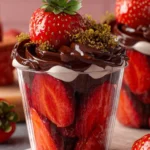 Viral Dubai Chocolate Strawberry Cups First Image