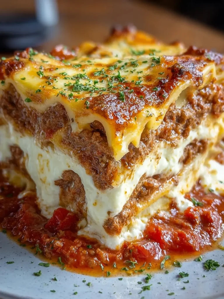 Heavenly Homemade Lasagna First Image