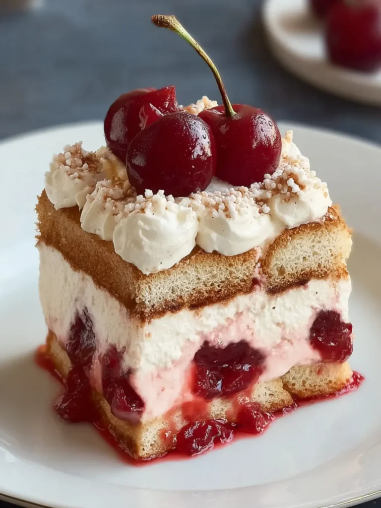 cherry tiramisu recipe First Image