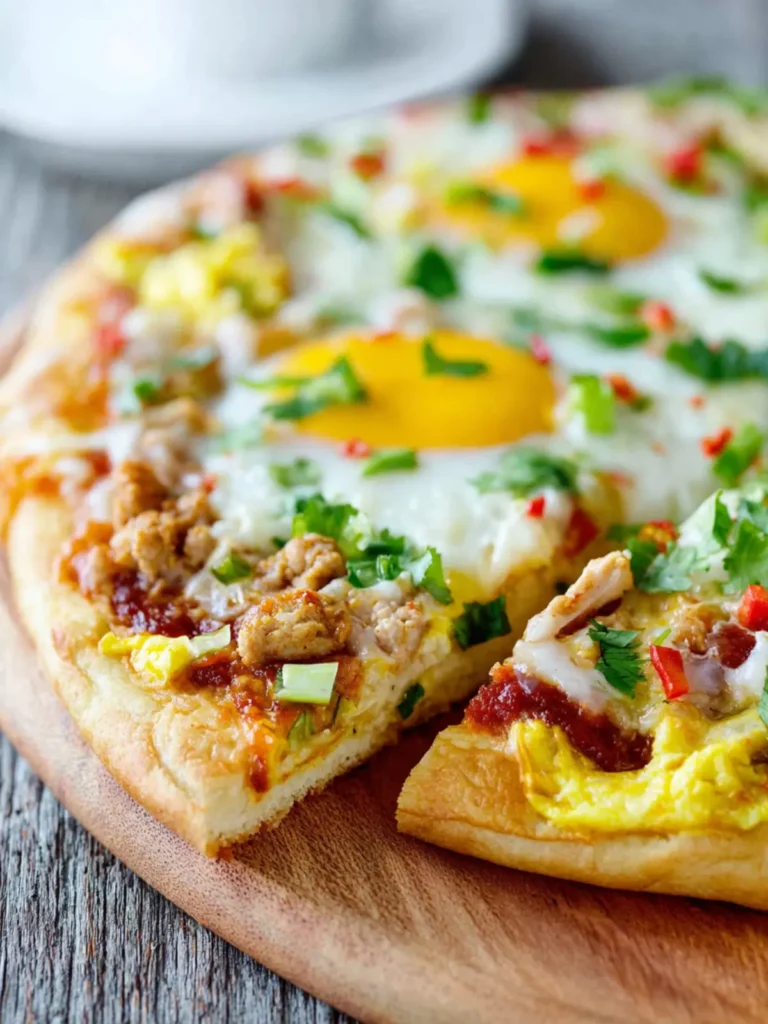 Mexican Turkey Breakfast Pizza First Image