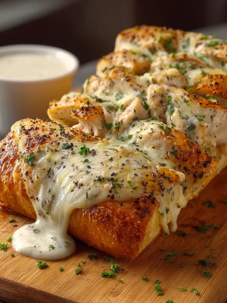 SOFT ALFREDO CHICKEN BREAD First Image