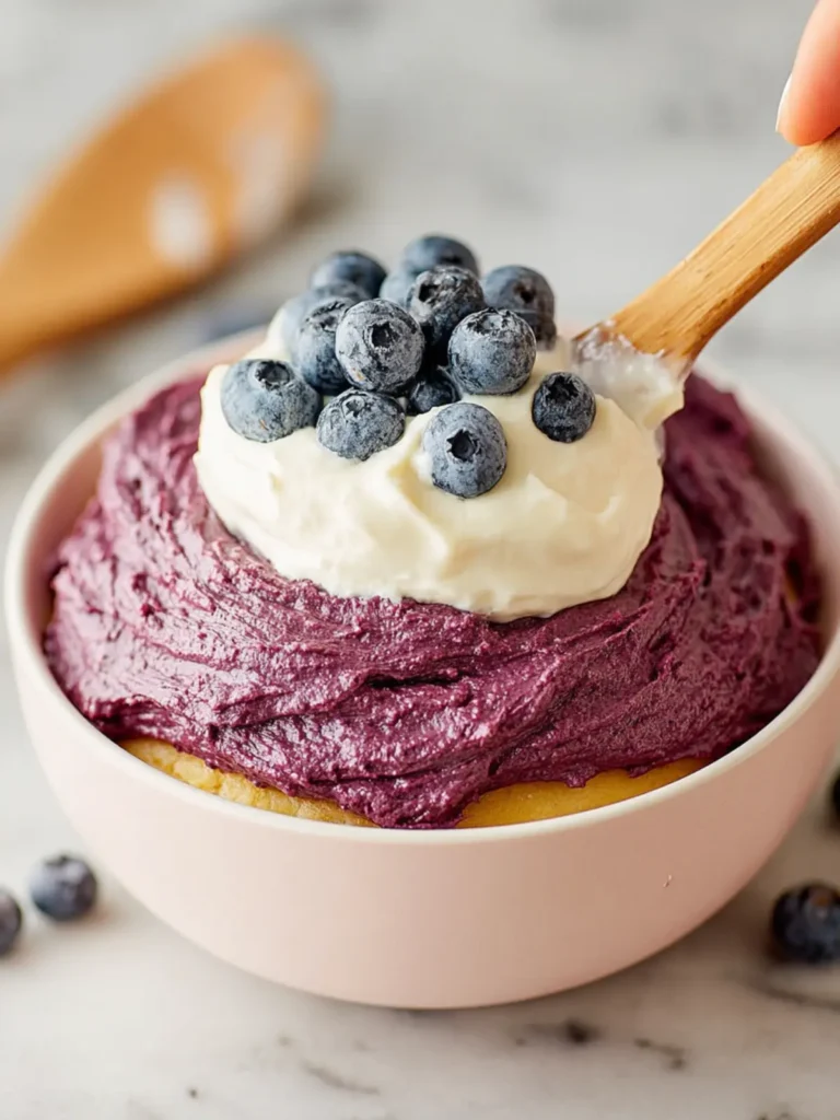 Blueberry Cream Cheese Frosting First Image