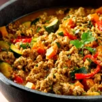 One-Pan Ground Turkey Curry First Image