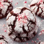 Peppermint Crinkle Cookies First Image