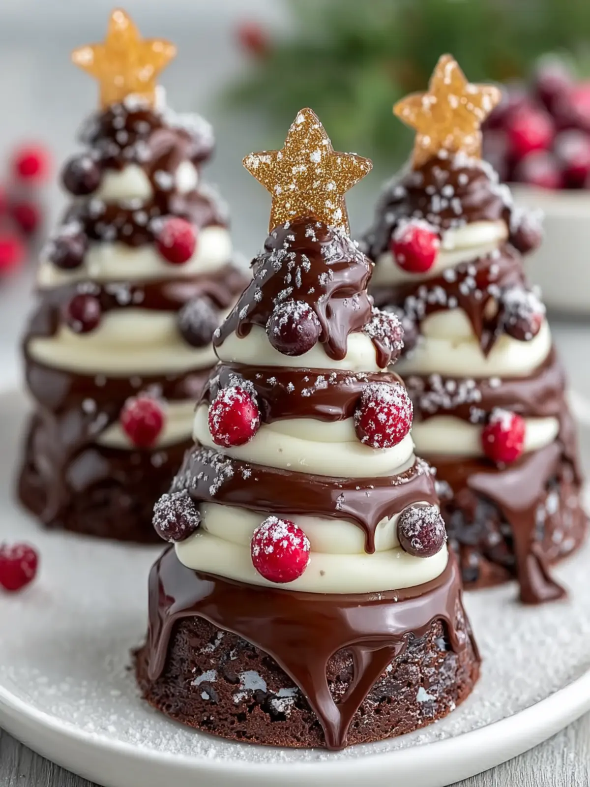 Delicious Christmas Chocolate Trees to Sweeten Your Holidays First Image