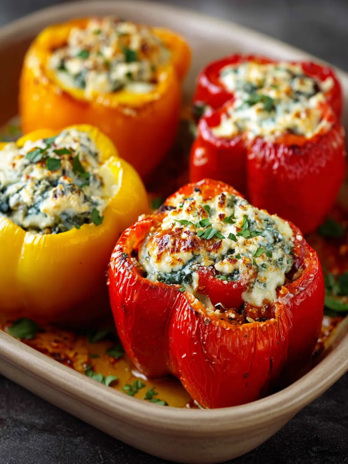 Vegetarian Stuffed Peppers First Image