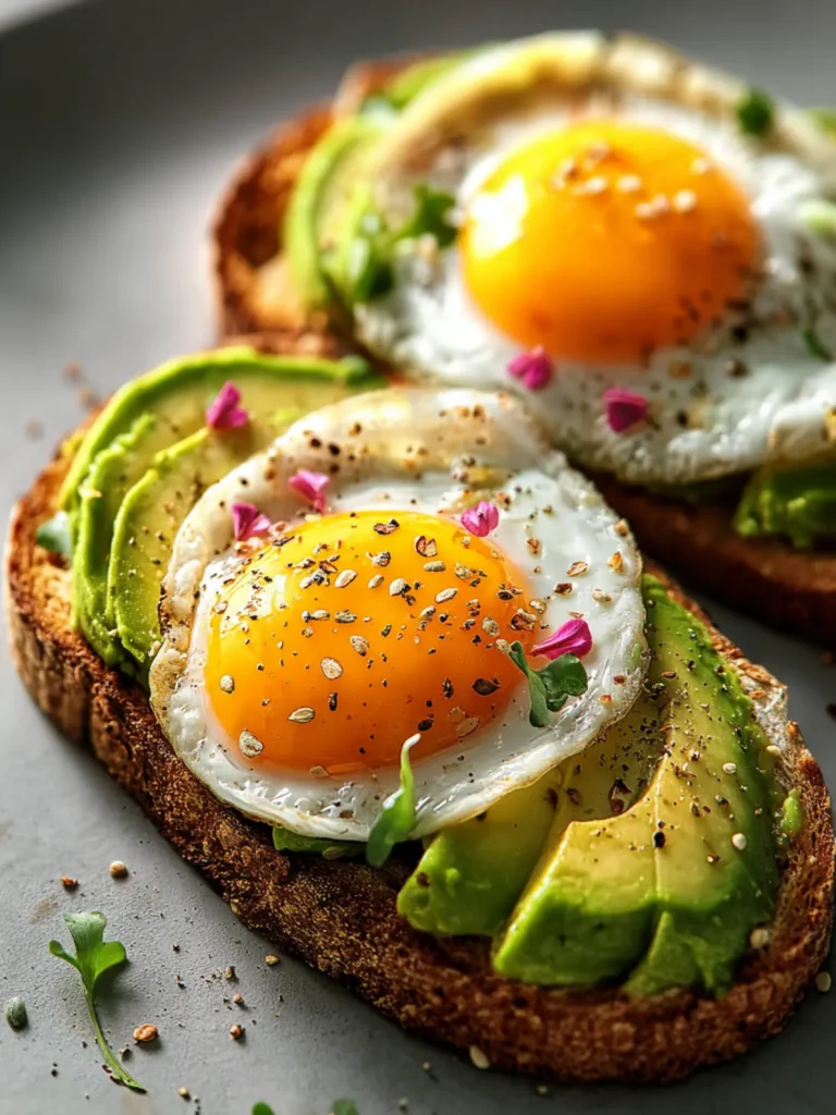 Creamy Avocado Toast with Egg: A Delicious Breakfast Delight First Image
