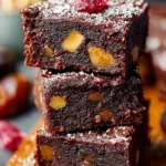 Vegan No-Bake Brownies with Dates & Nuts First Image