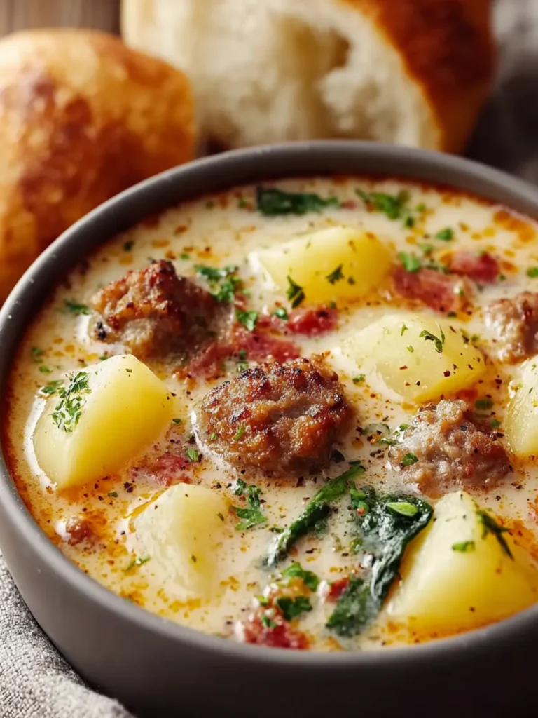 Creamy Italian Sausage Potato Soup for Cozy Nights First Image