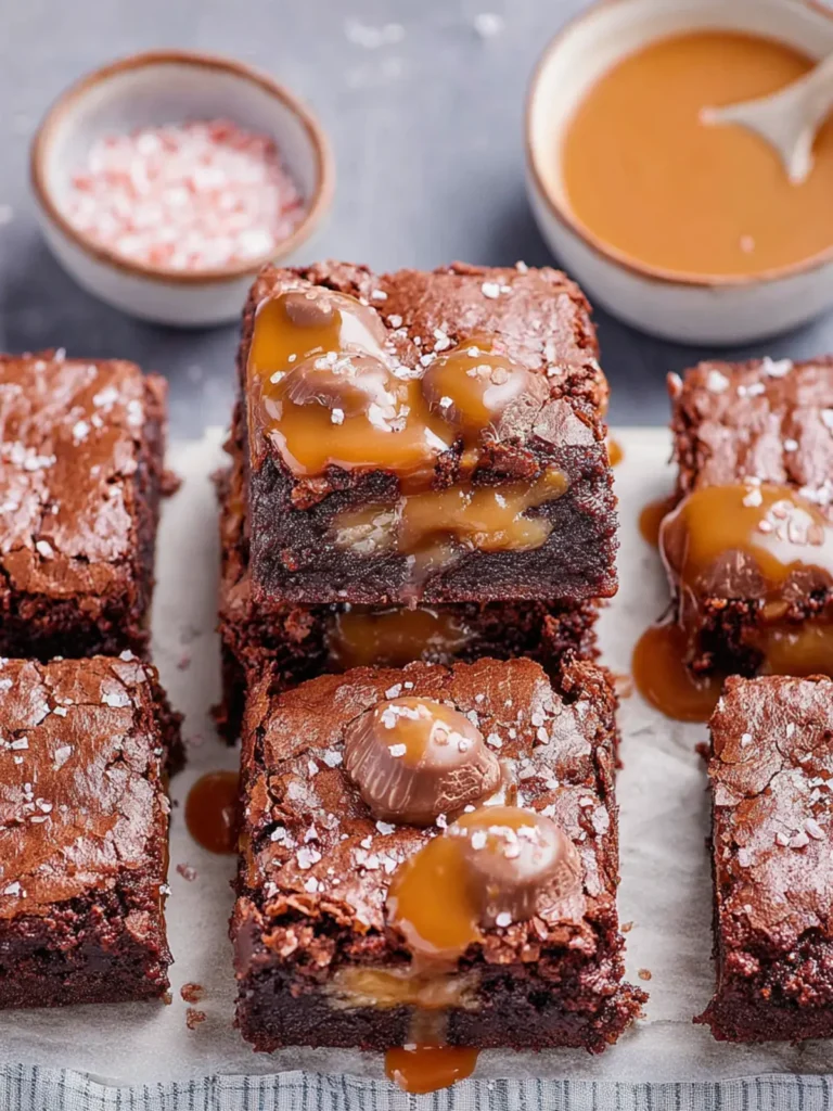 Fudgy Rolo Brownies First Image