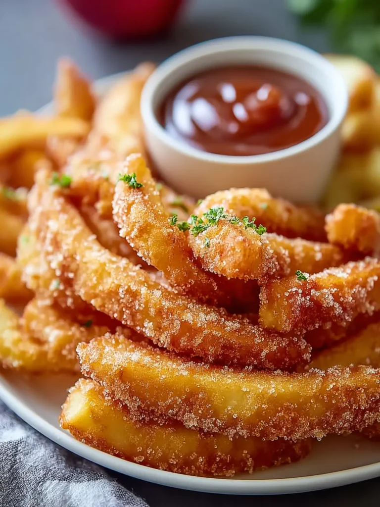 Get Crispy Air Fryer Apple Fries! Easy & Healthy Snack First Image