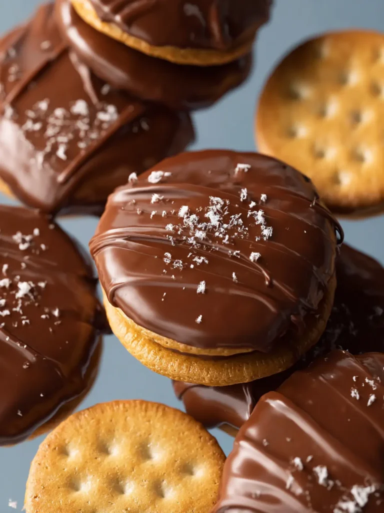 Chocolate Peanut Butter Ritz Cookies First Image