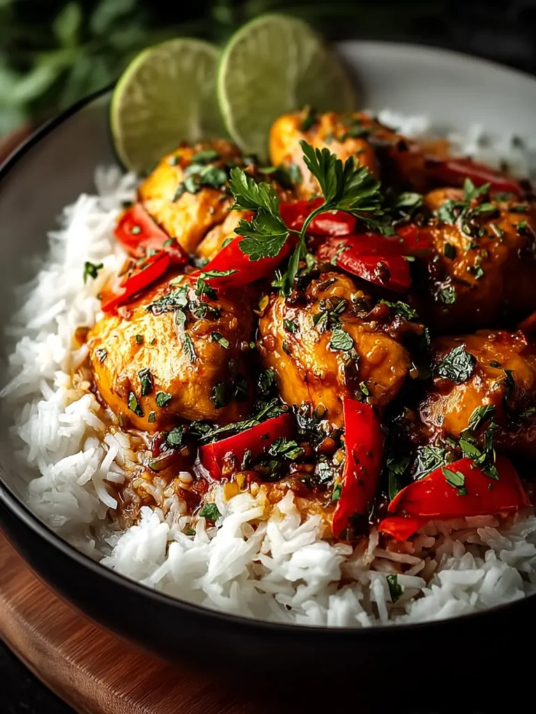 Spicy Maple Chicken & Coconut Rice: Sweet Meets Heat Delight First Image