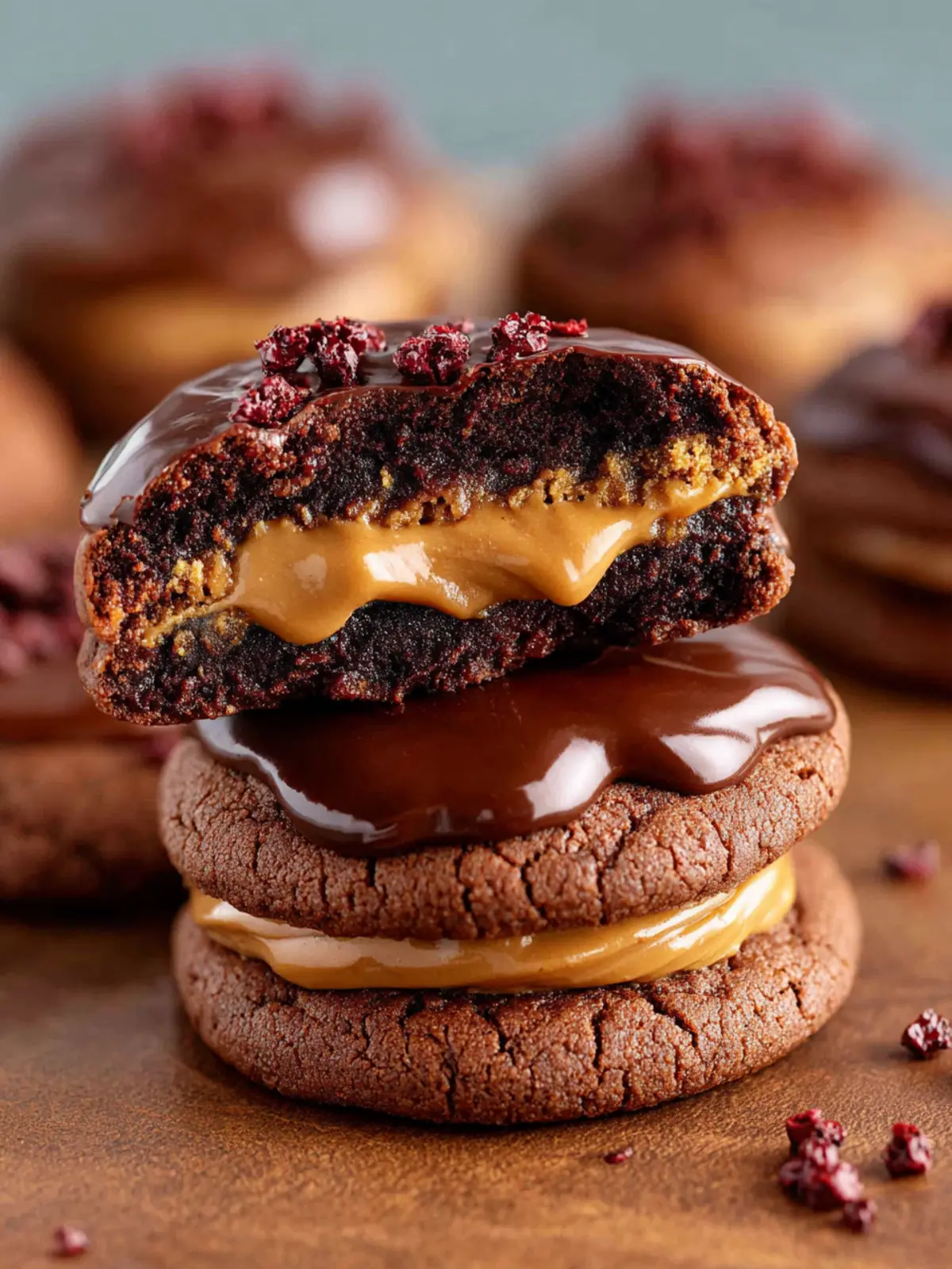 Buckeye Brownie Cookies First Image