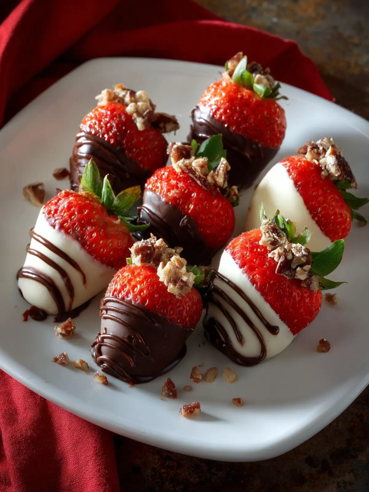 Chocolate Covered Cheesecake Strawberries Delight First Image