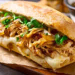Crock Pot French Dip Chicken Sandwiches First Image