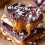 The Best Salted Caramel Pretzel Bark First Image