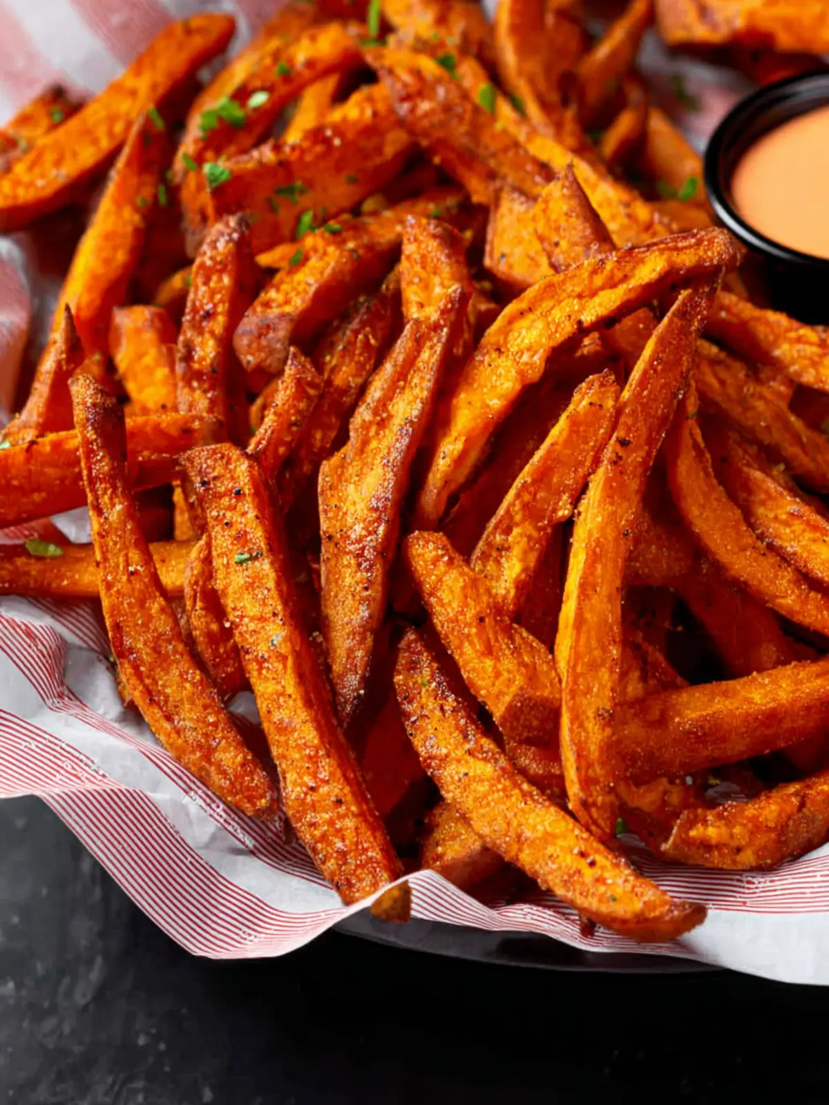 Air Fryer Crispy Sweet Potato Fries First Image