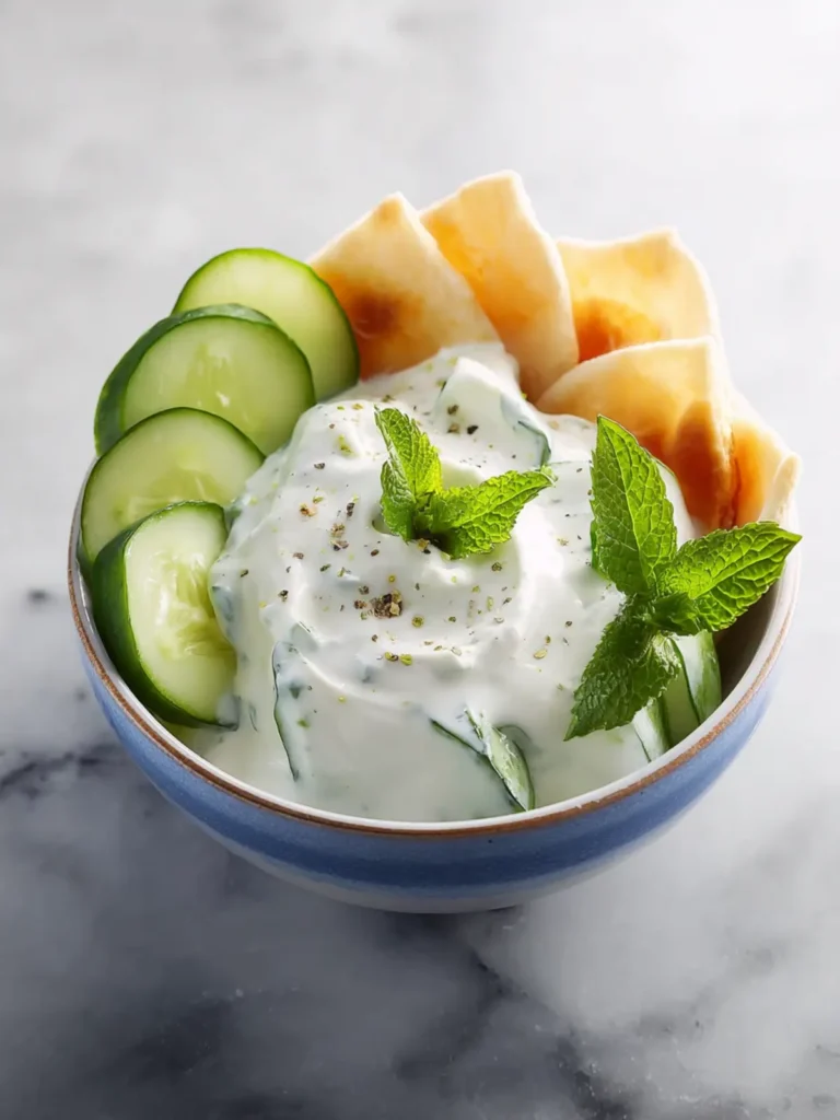 Easy Cucumber Yogurt Sauce First Image