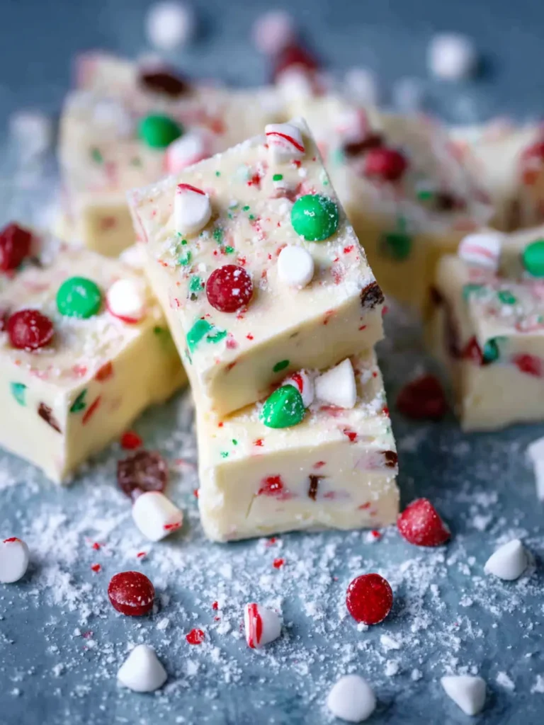 Holiday White Chocolate Marshmallow Fudge First Image