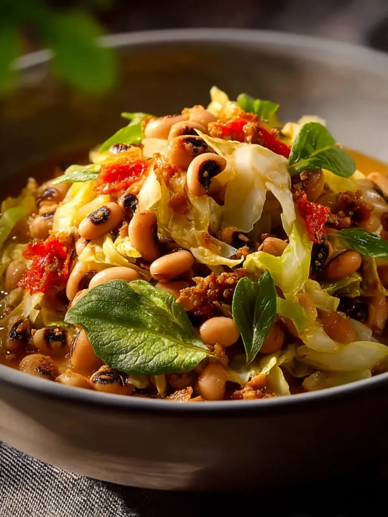 Comforting Black Eyed Peas And Cabbage First Image