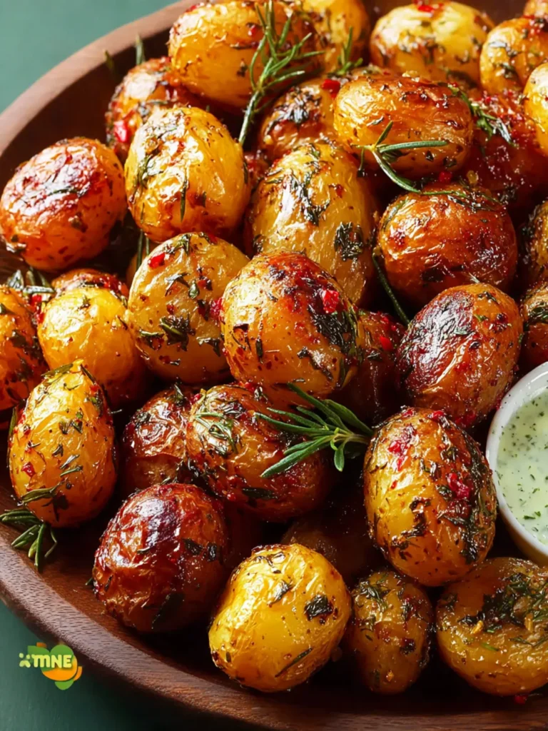 Golden Herb Roasted Baby Potatoes First Image