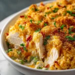 Ritz Cracker Chicken Casserole First Image