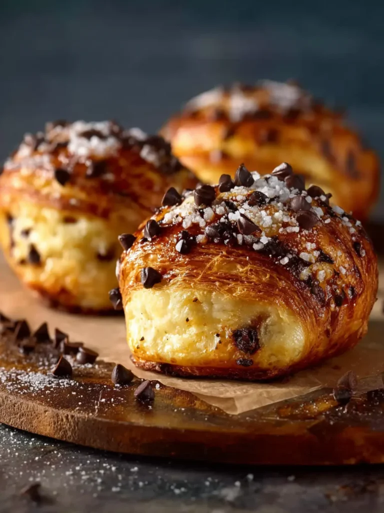 Indulgent Chocolate Chip Custard Brioches First Image