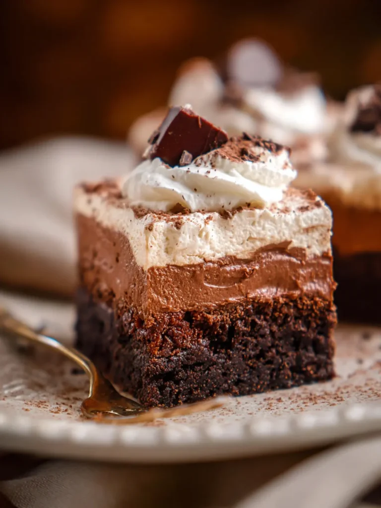 French Silk Pie Brownies First Image