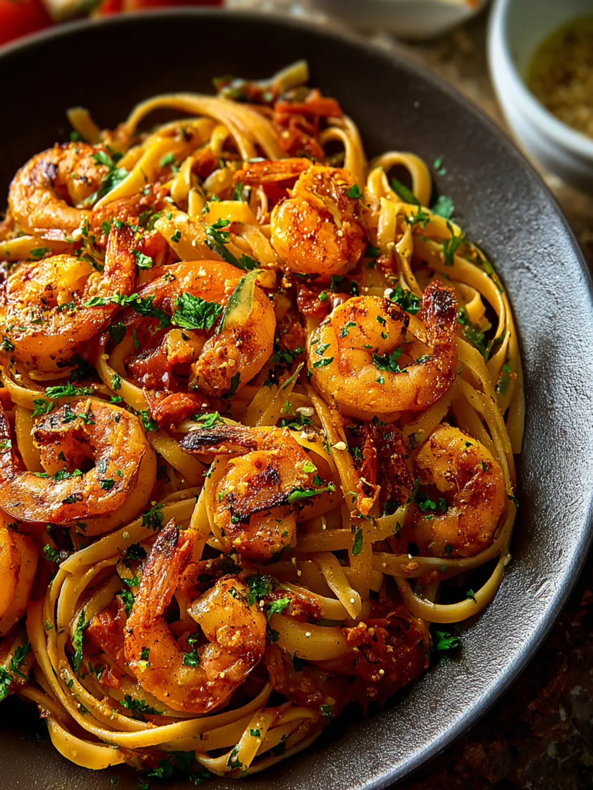 Spicy Cajun Shrimp Pasta Recipe First Image