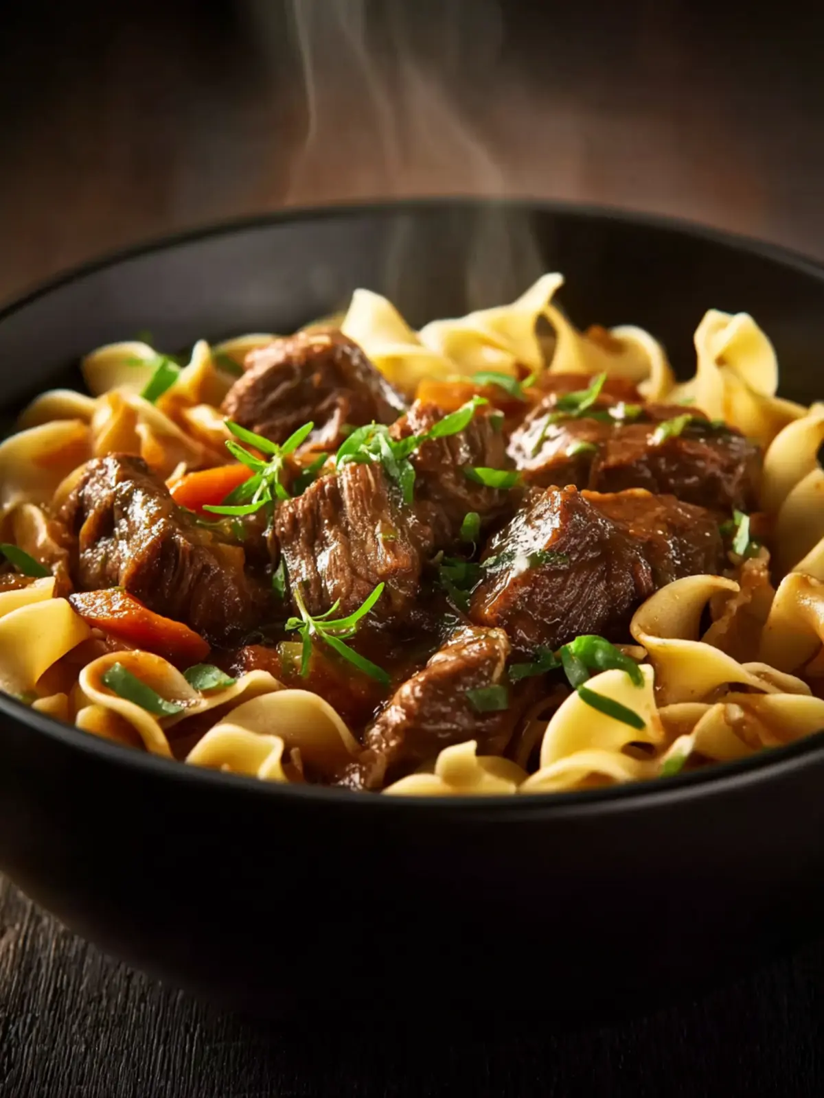 Slow Cooker Beef and Noodles First Image