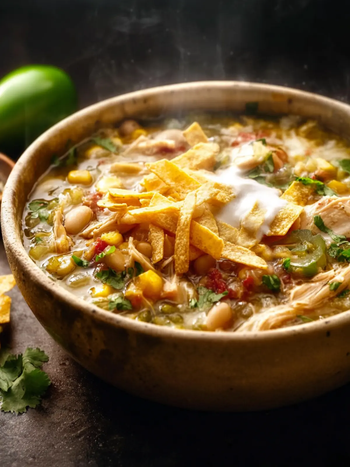 Green Chicken Enchilada Soup First Image