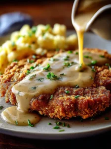 Chicken-Fried Steak with Gravy Recipe First Image