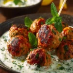 Chicken Kofta with Garlic Yogurt Sauce First Image