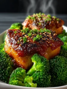 Crispy Chicken Thighs With Broccoli First Image