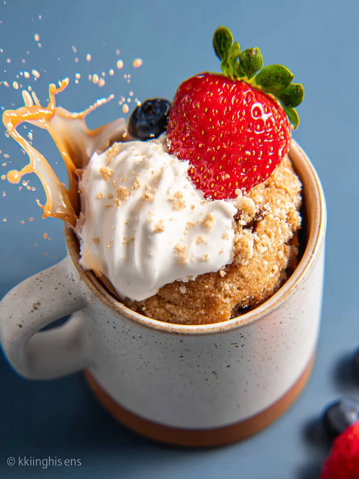 Oatmeal Mug Cake First Image