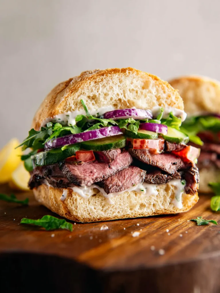 Steak Sandwich Recipe First Image