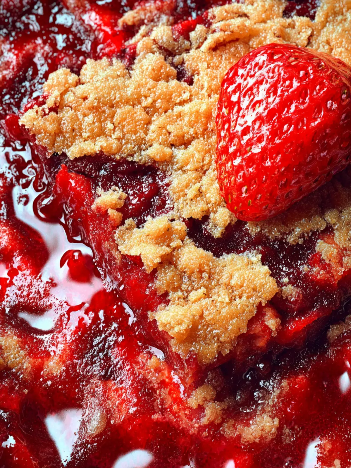 Strawberry Dump Cake {With Cake Mix} First Image
