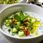 Tarator Soup (Chilled Cucumber Yogurt Soup) First Image