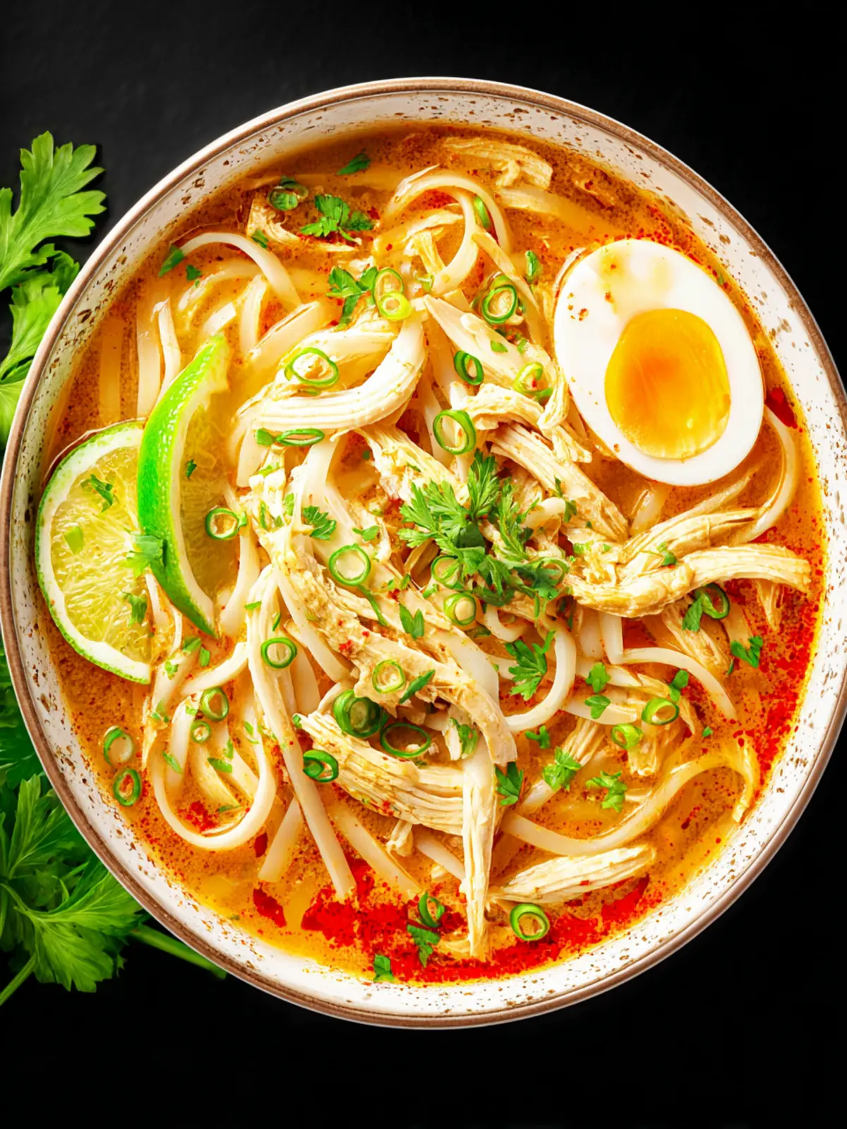 Thai Noodle Soup with Chicken First Image