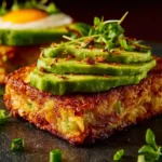 Avocado Hash Brown Toast First Image