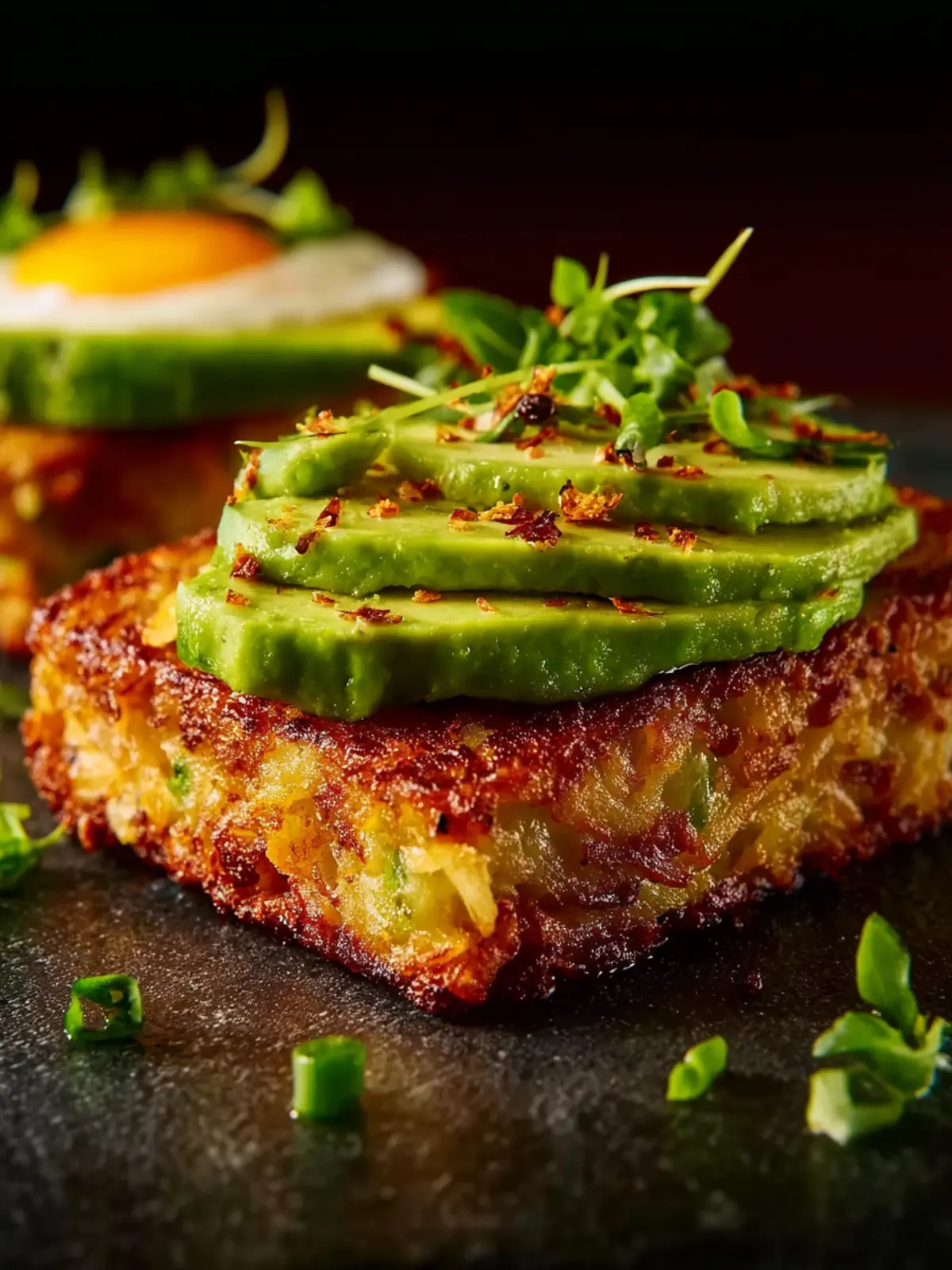 Avocado Hash Brown Toast First Image