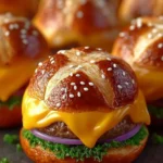 Cheeseburger Pretzel Bombs – Easy Cheesy Party Snack First Image
