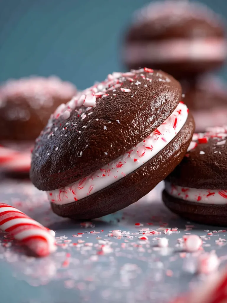 Chocolate Peppermint Whoopie Pies First Image