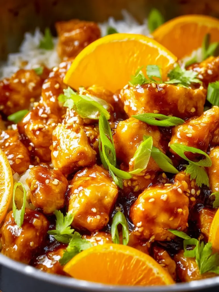 Healthy Orange Chicken First Image