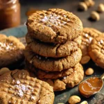 Irresistible Salted Peanut Butter Cookies Recipe First Image