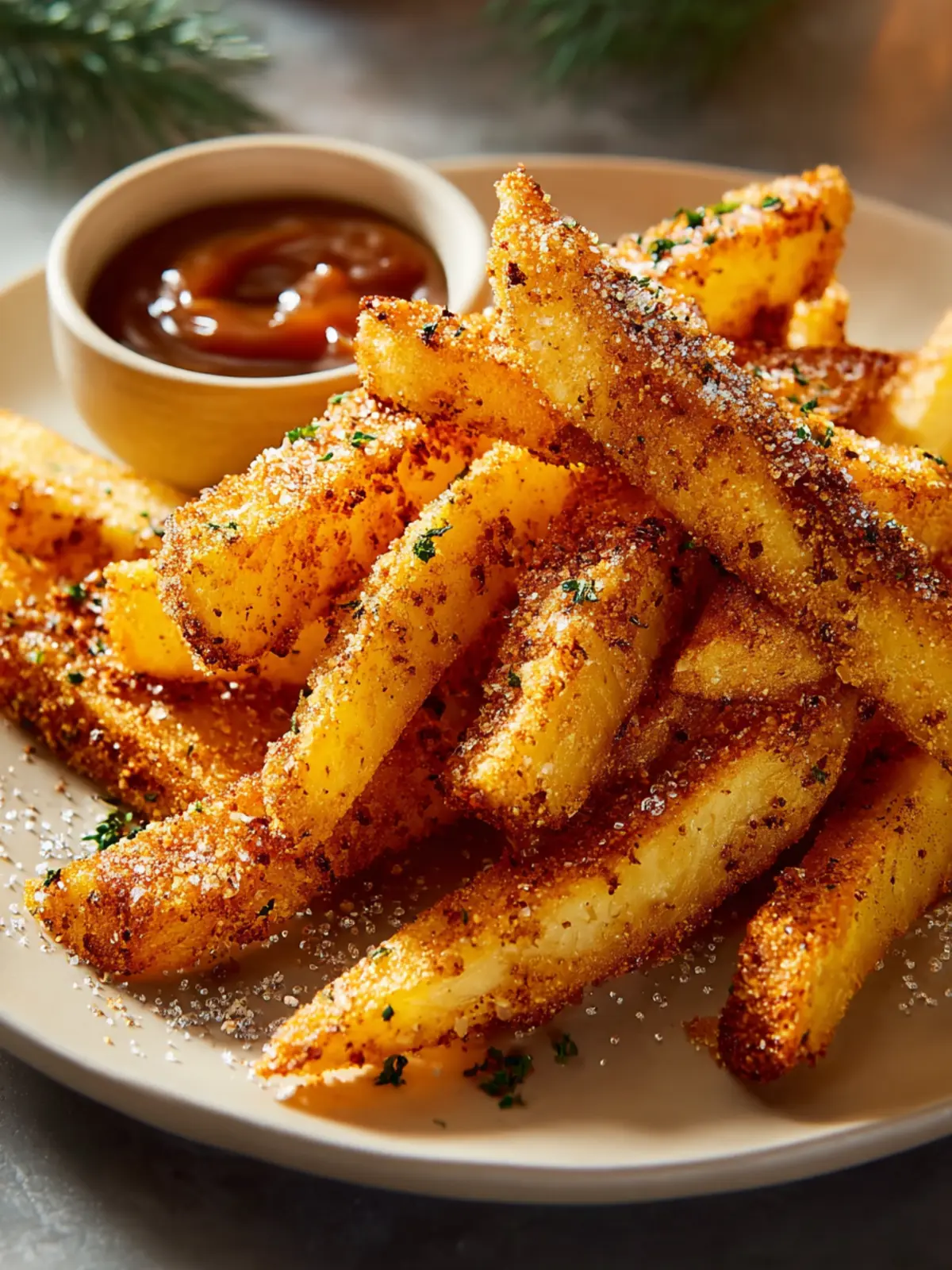 Air Fryer Apple Fries First Image