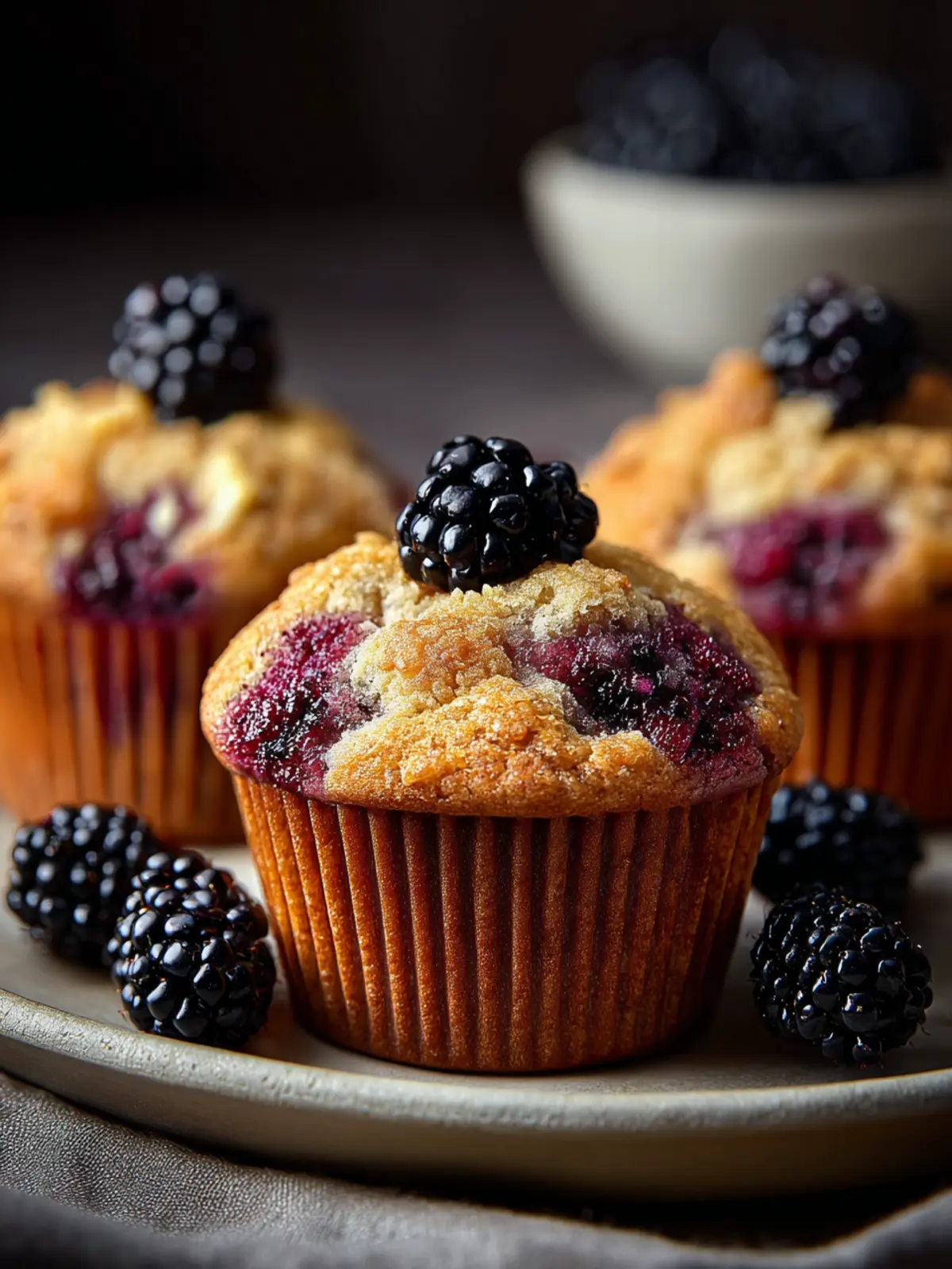 Blackberry Muffins First Image