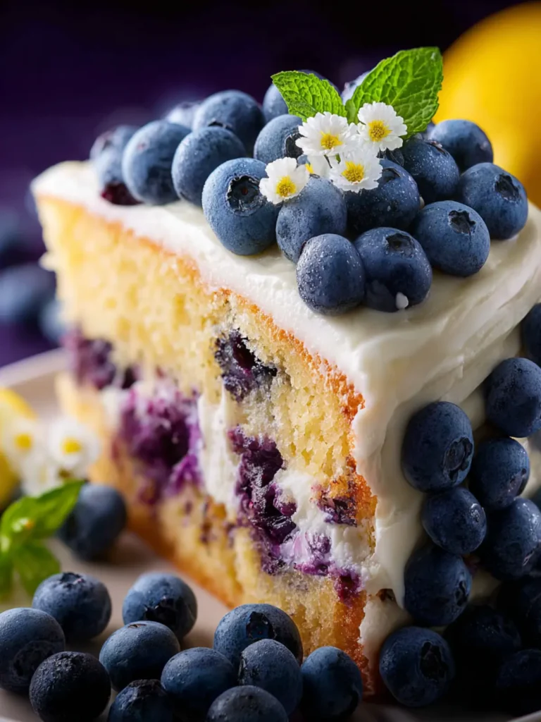 Blueberry Lemon Cake First Image