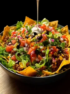 Crispy Tortilla Chip Taco Salad First Image